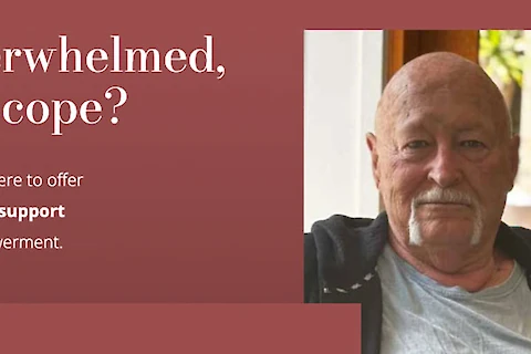 A landing page to introduce David that encourages people to reach out and talk with him in times of need.