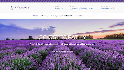 An informational, SEO-friendly website that creates a feeling of calm, safety